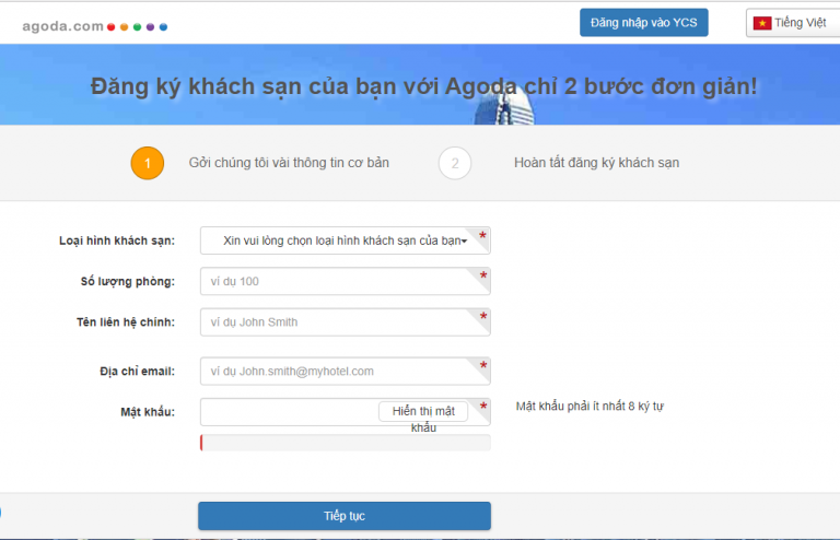Cach ban phong qua agoda