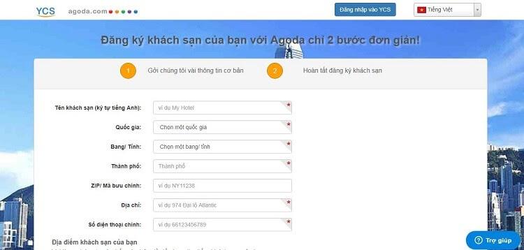 Dang ky ban phong tren Agoda Smart